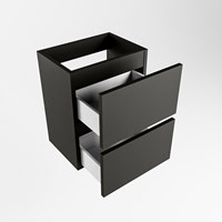 ADA mueble de baño de fondo reducido con 2 cajones color Urban 40cm ancho.-3