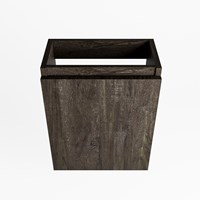 TURE mueble de baño con 1 puerta color Dark Brown 40cm ancho. -2
