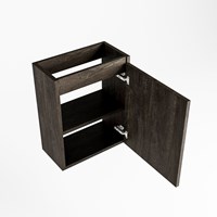 TURE mueble de baño con 1 puerta color Dark Brown 40cm ancho. -3