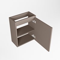 TURE mueble de baño con 1 puerta color Smoke 40cm ancho. -3