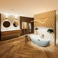 HOLM vasca da bagno indipendente 180x85cm colore Greey / Talc.-3