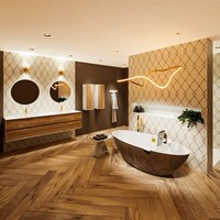 HOLM vasca da bagno indipendente 180x85cm colore Rust / Talc.-3