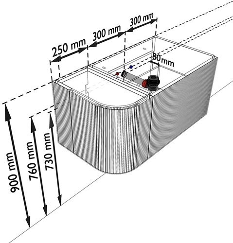 KRVCLO85L1L1D1KRWalSom - Aansluitmaten