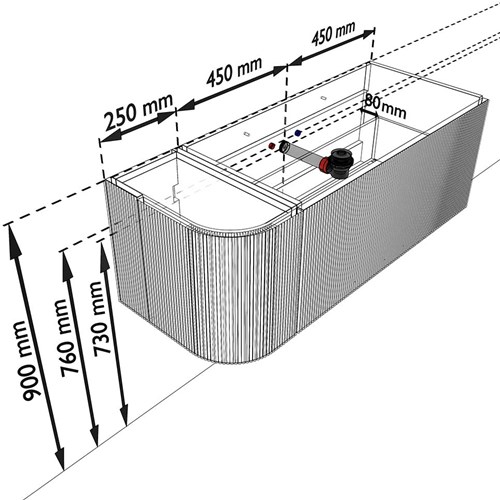 KRVBGS115L1L1D1KRDusSom - Aansluitmaten