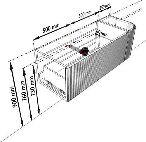 KRVBGM125R1L1D0KLShaSom - Aansluitmaten
