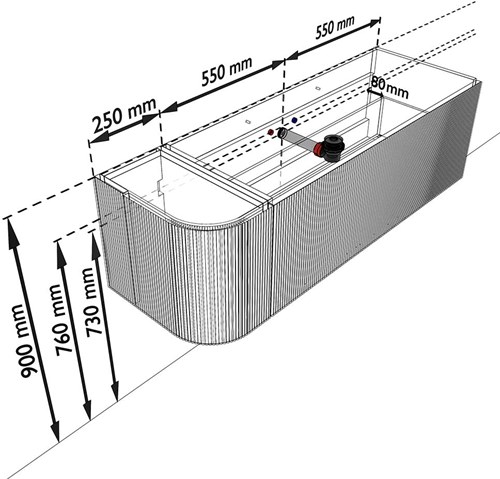 KRVBGM135L1L1D0KROakSom - Aansluitmaten