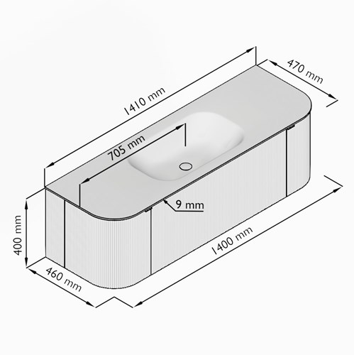 KRVBGS140LR1L2D1KMShaTal - Lijntekening