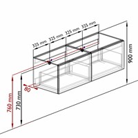 KRVCLO1302L0D2KDDusTal - Aansluitmaten