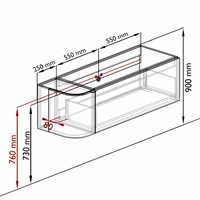 KRVBGM135L1L1D1KRDusGla - Aansluitmaten