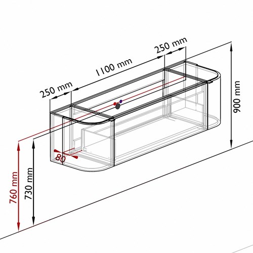 KRVBGM160LR1L2D0KMRubLav - Aansluitmaten