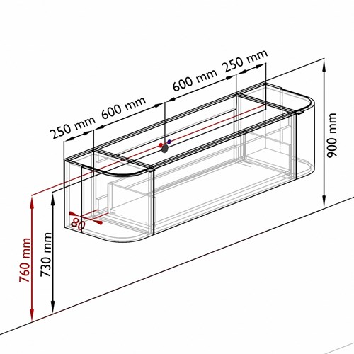 KRVBGL170LR1L2D2KMShaOst - Aansluitmaten