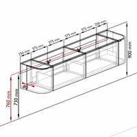 KRVSTS200LR2L2D2KDRubGla - Aansluitmaten