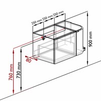 KRVGRU75R1L1D1KLShaFra - Aansluitmaten