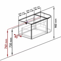 KRVCLO85R1L1D0KLDusTal - Aansluitmaten