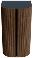 KURVE 80cm mobile colonna colore Walnut con 2 porte.-2