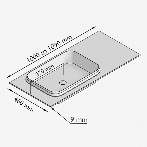 RIDGE100INLSma - Lijntekening