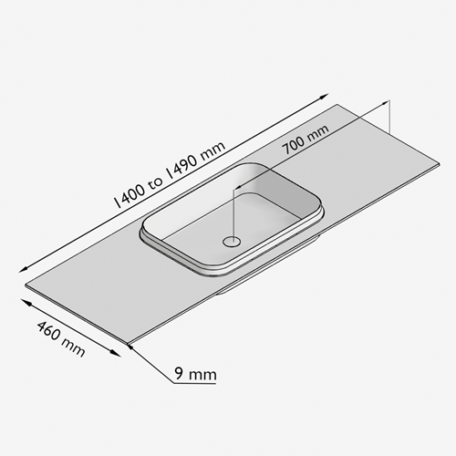 RIDGE140INMDag - Lijntekening