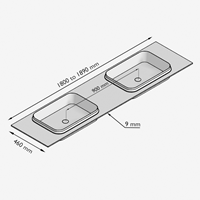 RIDGE180INDFir - Lijntekening
