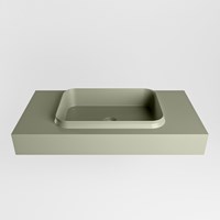 RIDGE Army Wall-Hung Basin solid surface 90cm. Position basin Center.-2