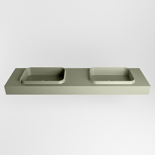 RIDGE Army Lavabo mural solid surface 180cm. Position lavabo Double.-2