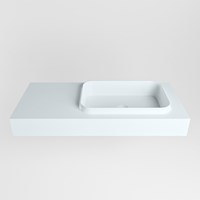 RIDGE Clay Wall-Hung Basin solid surface 101cm. Position basin Right.-2