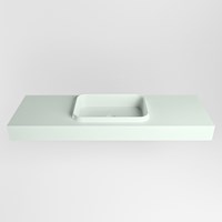 RIDGE Greey Lavabo mural solid surface 141cm. Position lavabo Centrée.-2