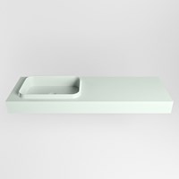 RIDGE Greey Wall-Hung Basin solid surface 140cm. Position basin Left.-2
