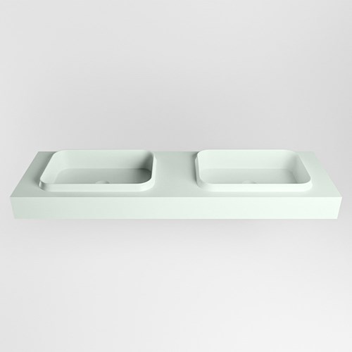 RIDGE Greey Lavabo mural solid surface 160cm. Position lavabo Double.-2
