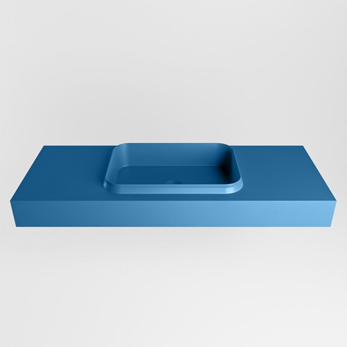 RIDGE Jeans Lavabo mural solid surface 120cm. Position lavabo Centrée.-2