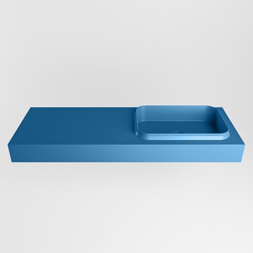RIDGE Jeans Wall-Hung Basin solid surface 131cm. Position basin Right.-2