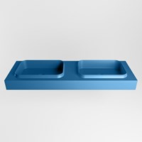 RIDGE Jeans Wall-Hung Basin solid surface 150cm. Position basin Double.-2