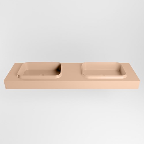 RIDGE Rosee Wall-Hung Basin solid surface 171cm. Position basin Double.-2