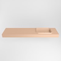 RIDGE Rosee Wall-Hung Basin solid surface 191cm. Position basin Right.-2