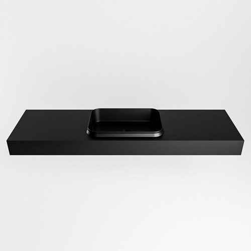 RIDGE Urban Wall-Hung Basin solid surface 161cm. Position basin Center.-2