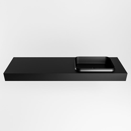 RIDGE Urban Wall-Hung Basin solid surface 161cm. Position basin Right.-2
