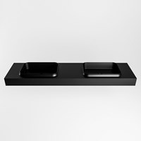 RIDGE Urban Lavabo mural solid surface 191cm. Position lavabo Double.-2