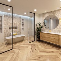 ROCK baignoire autoportante 170x70cm couleur Oro / Talc.-3