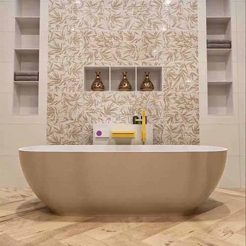 ROCK baignoire autoportante 170x70cm couleur Oro / Talc.-2