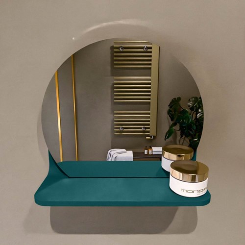 MONDIAZ SPOT spiegel rond Ø30cm met Spiegelplanchet kleur Smag.-2