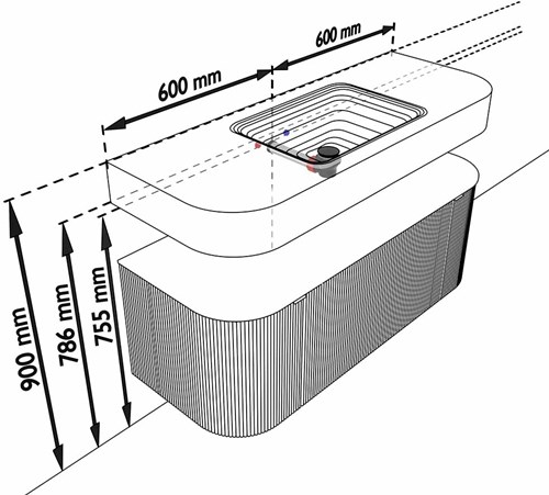 THR1201L2DK1MOakTal - Aansluitmaten