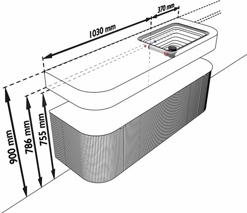 THRDLX1401L2DK1ROakFra - Aansluitmaten