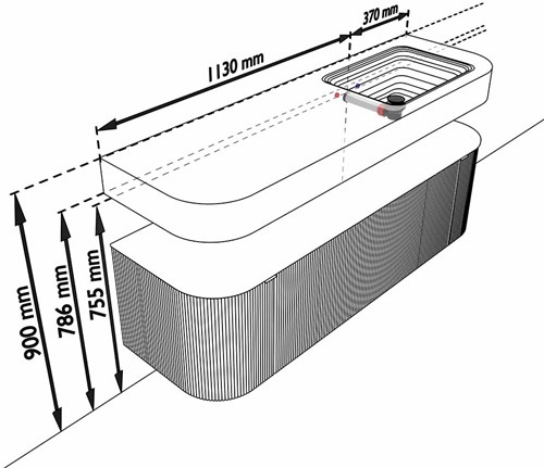 THRDLX1501L2DK1ROakFra - Aansluitmaten