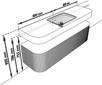 THR1601L2DK1MOakTal - Aansluitmaten