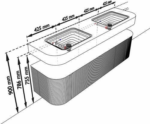 THR1701L2DK2DOakTal - Aansluitmaten