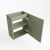 FOWY mueble de baño con 1 puerta color Army 40cm ancho. -3