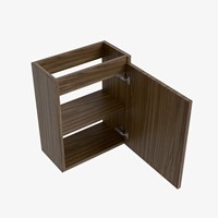 TURE mueble de baño con 1 puerta color Mocha 40cm ancho. -3