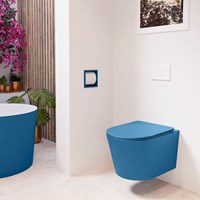 LAVIE hangend toilet single fire rimless diepspoel Jeans. Toiletzitting met quick-release & softclose Jeans.-3
