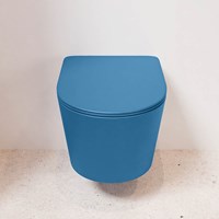 LAVIE hangend toilet single fire rimless diepspoel Jeans. Toiletzitting met quick-release & softclose Jeans.-2