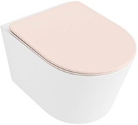 Toiletpot Zitting LAVIE Talc Rosee Set12 0010-2