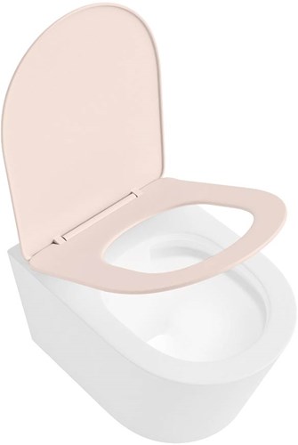 Toiletpot Zitting LAVIE Talc Rosee Set15 0010-1